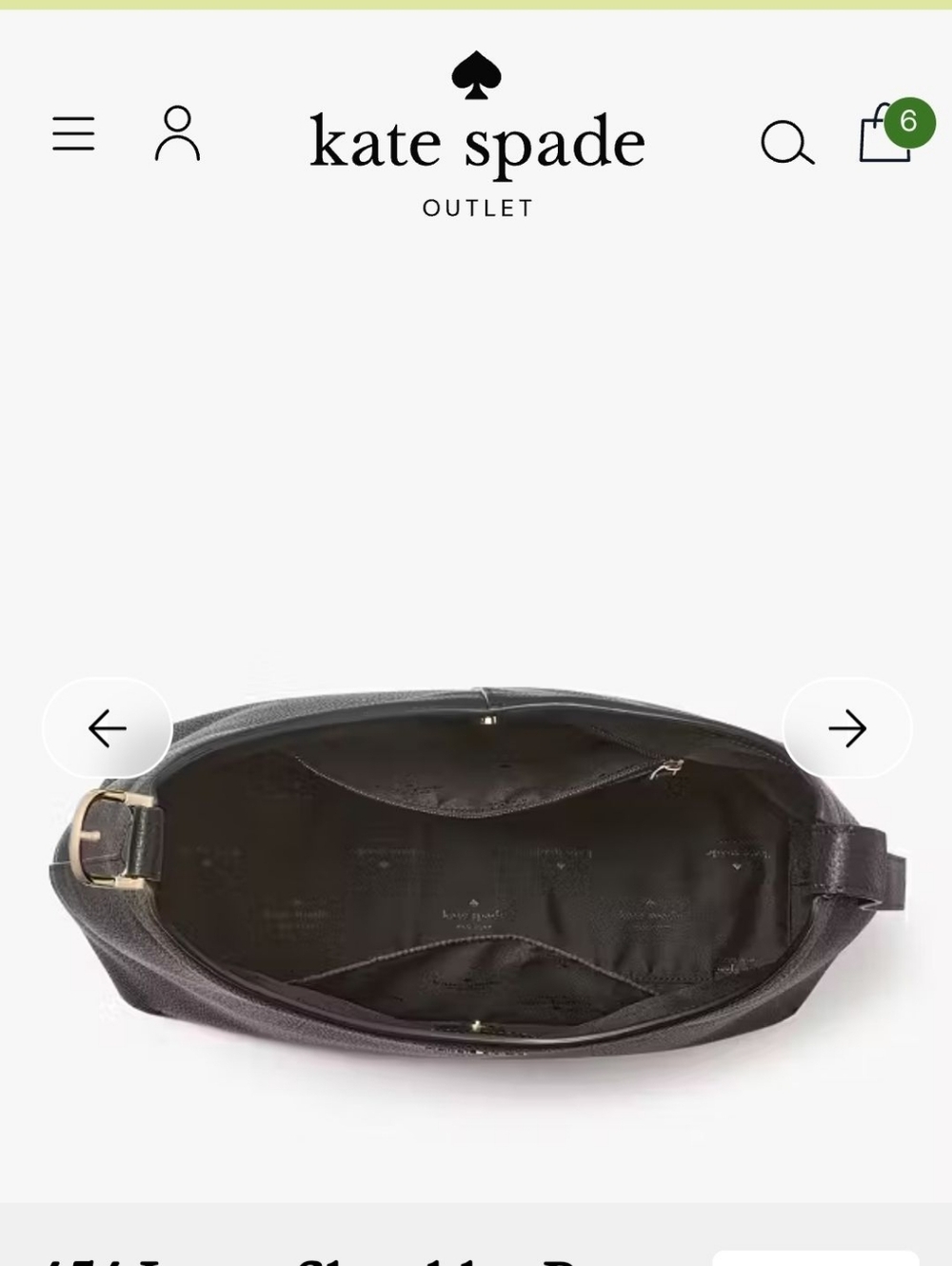 kate spade Black Leather Shoulder Bag - Picture 5 of 8